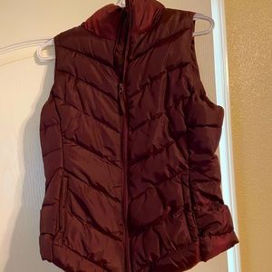 NWOT Maroon vest